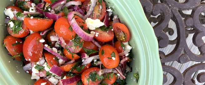 Spring Freshness - Tomato Herb Salad
