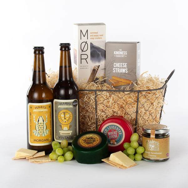 Cheese & Cider Gift Basket  - UK DELIVERY ONLY