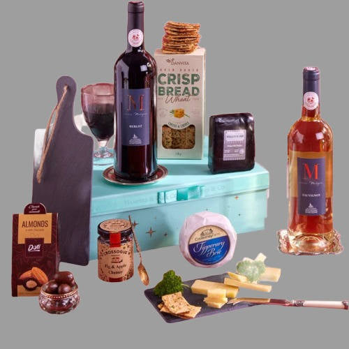 French Wines and Cheese Board Gift