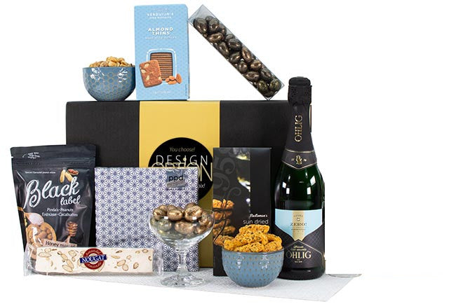Non-Alcohol Sparking Wine and Delicious Treats