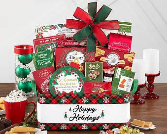 Happy Holidays Gift Basket