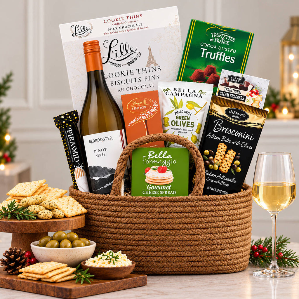 Pinot Gris Gift Basket