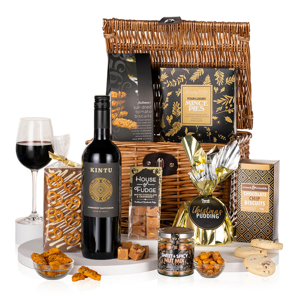 Season's Greetings Basket - DELIVERY IN BRITAIN ONLY