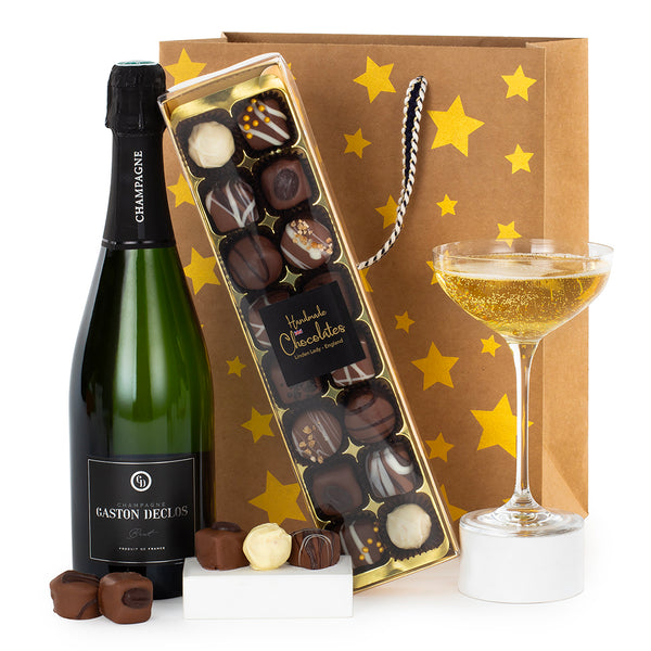 Champagne and Chocolate Pralines  - UK DELIVERY ONLY