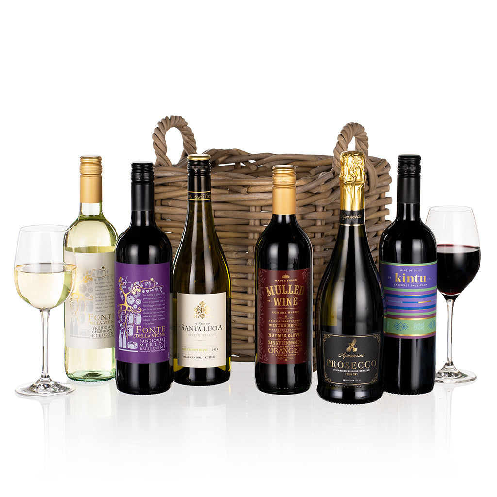 Six Great Wines for Christmas -  DELIVERY in BRITAIN ONLY