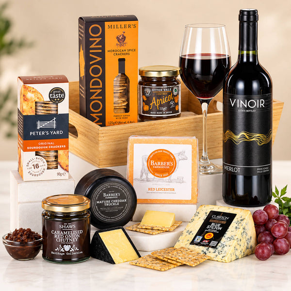 Gourmet Cheese & Wine-UK ONLY - Shipping Included