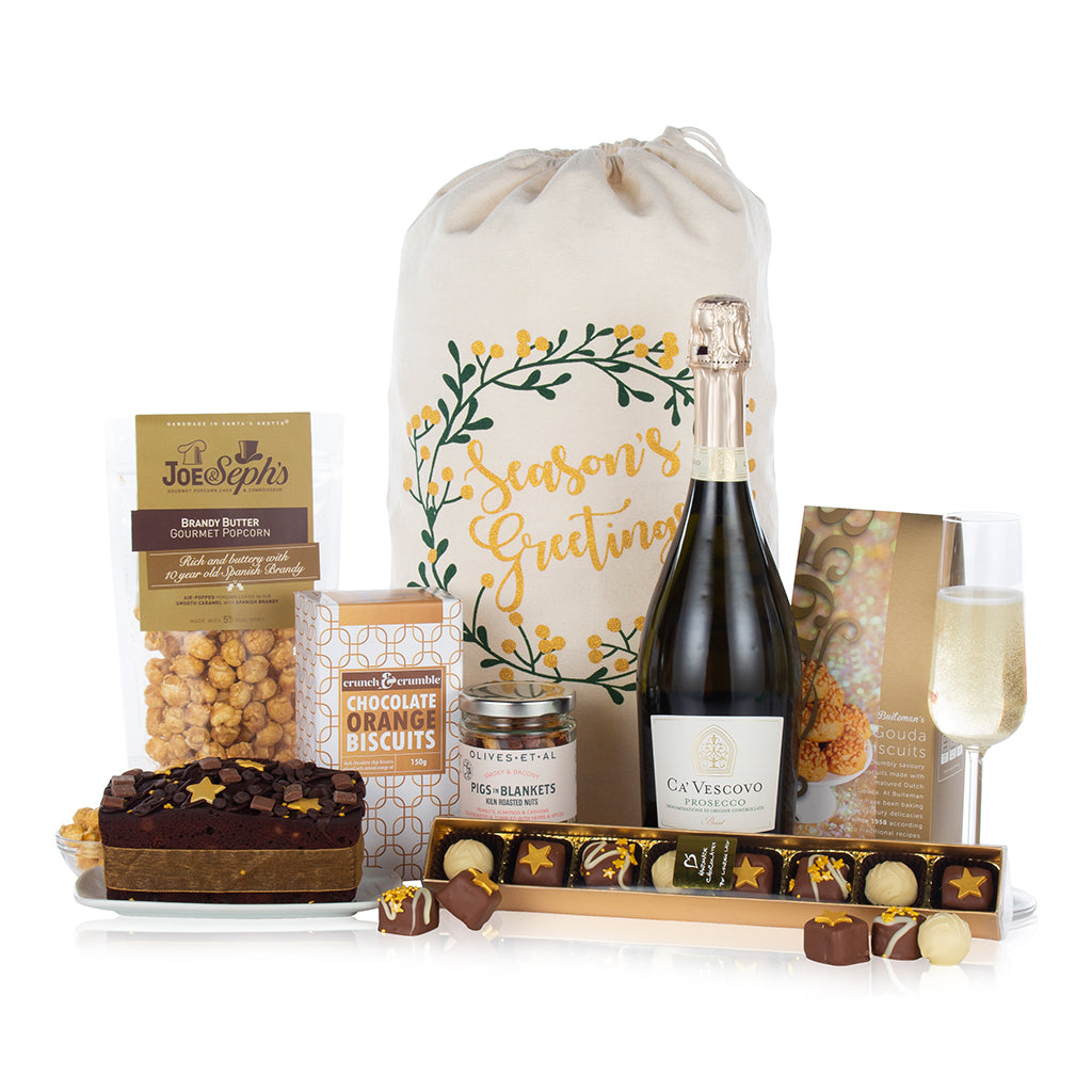 Season's Greetings with Prosecco  -    UK DELIVERY ONLY