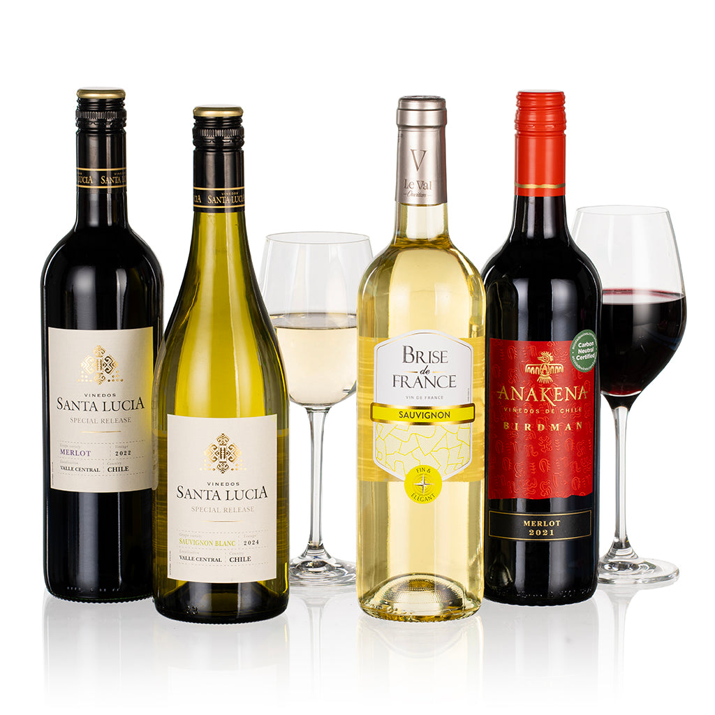 Four Wines in a Box - DELIVERY IN BRITAIN ONLY