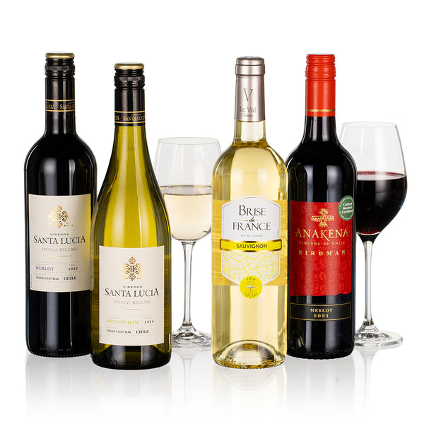 Four Wines in a Box - DELIVERY IN BRITAIN ONLY