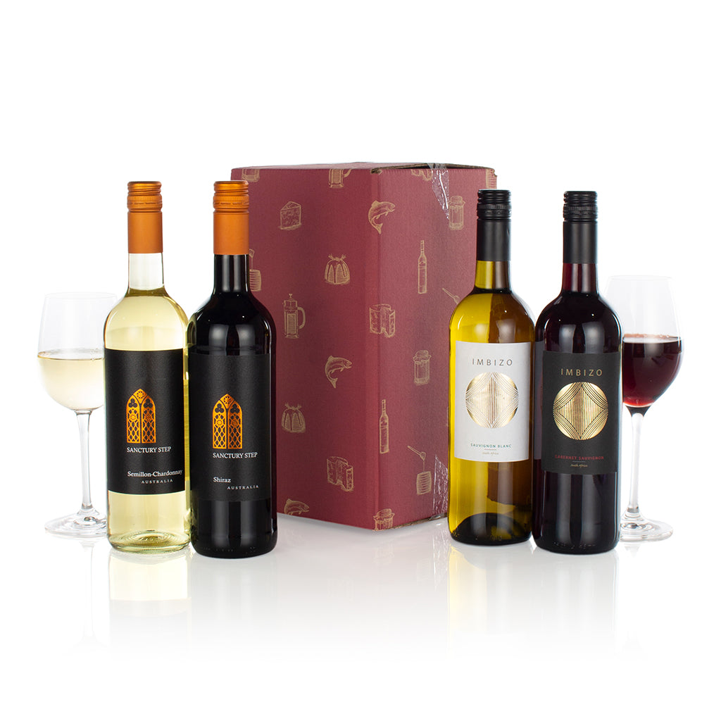 Four Wines in a Gift Box - UK DELIVERY ONLY