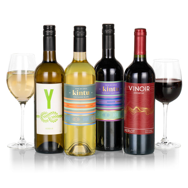 Four Premium Wines in a Gift Box - DELIVERY IN BRITAIN ONLY