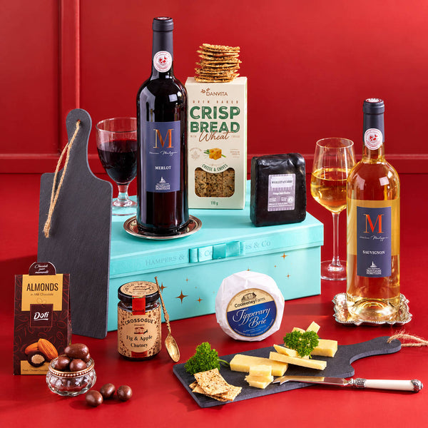 French Wines and Cheese Board Gift