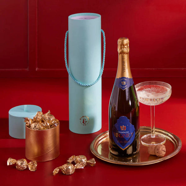 Champagne and Belgian Chocolate Truffles