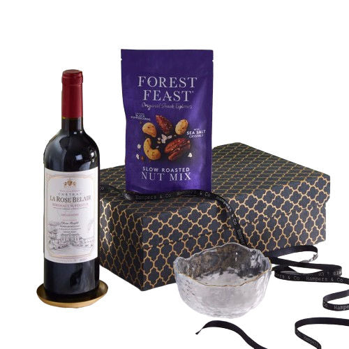 Bordeaux Rouge and Gourmet Snacks