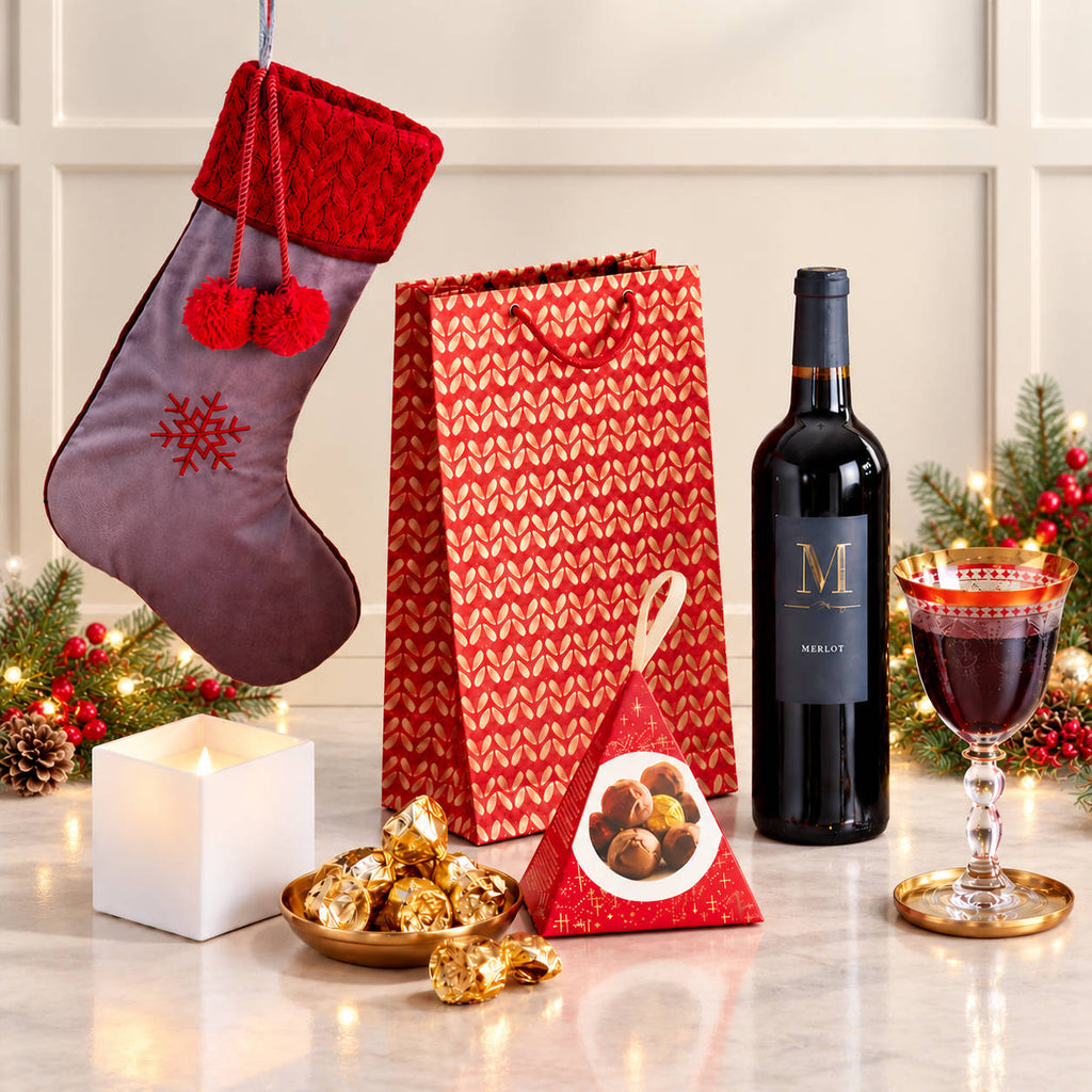 Christmas Eve Merlot Gift