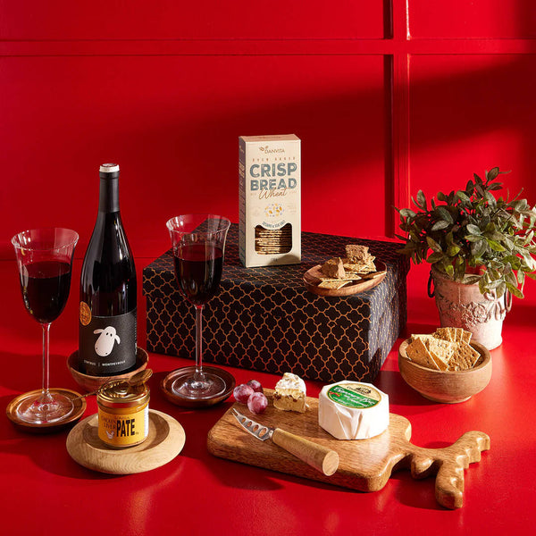 Cheese, Pate & Wine Evening Gift