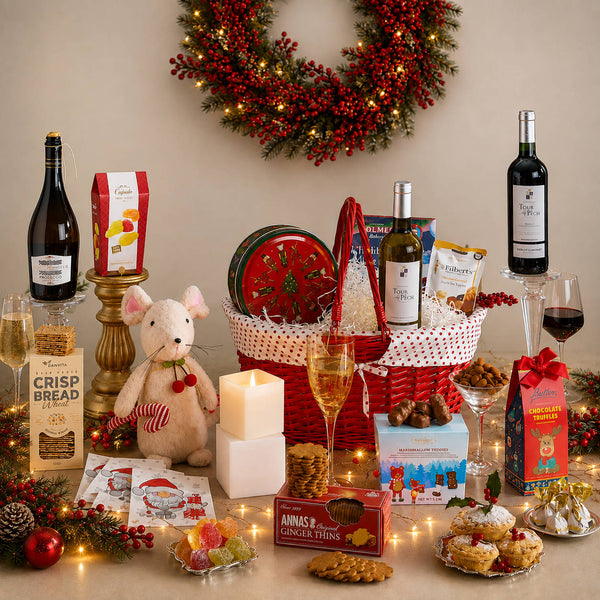 Christmas Wine, Prosecco & Treats Gift