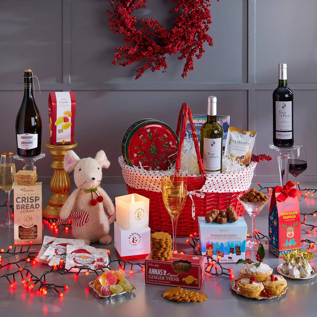 Christmas Wine, Prosecco & Treats Gift