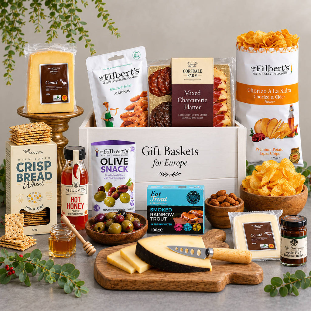 Charcuterie & Cheese Gift Crate - Alcohol-Free  