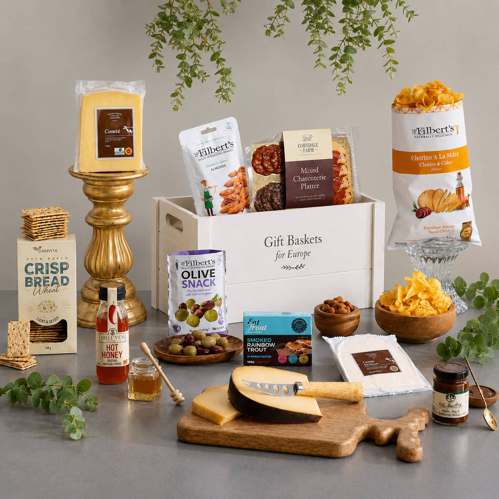 Charcuterie & Cheese Gift Crate - Alcohol-Free  