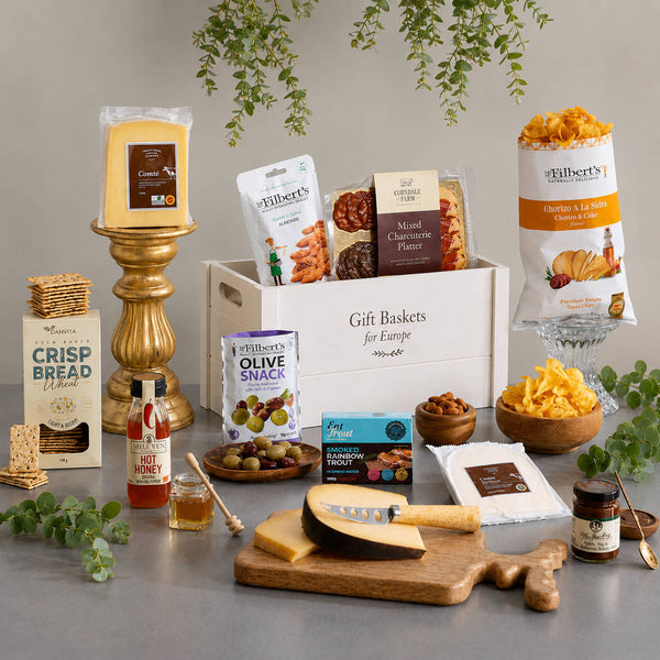 Charcuterie & Cheese Gift Crate - Alcohol-Free  