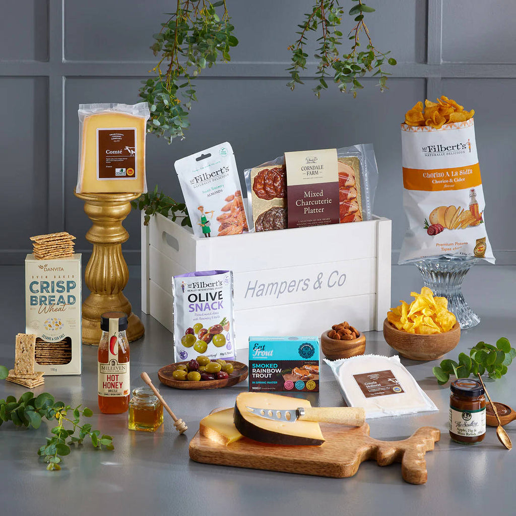 Charcuterie & Cheese Gift Crate - Alcohol-Free  