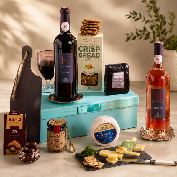 French Wines and Cheese Board Gift