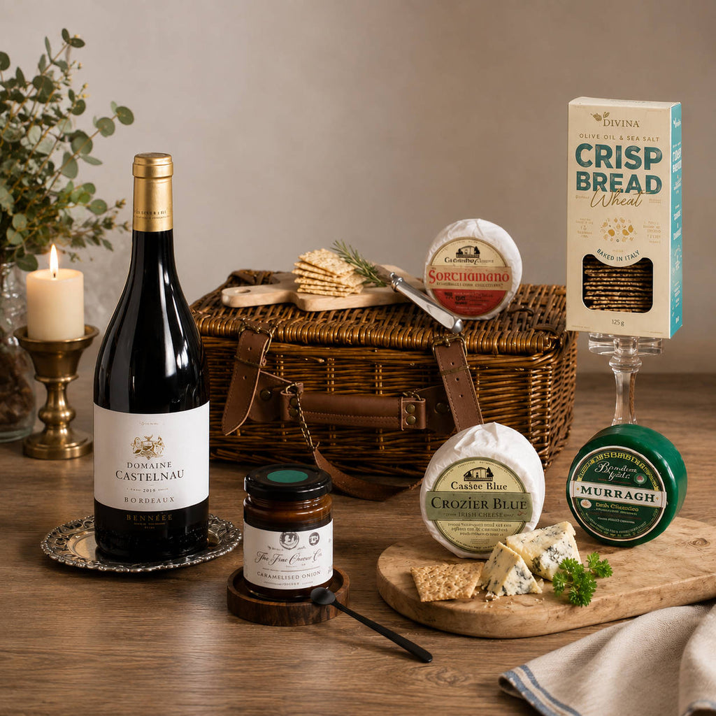 Wine and Cheese Basket