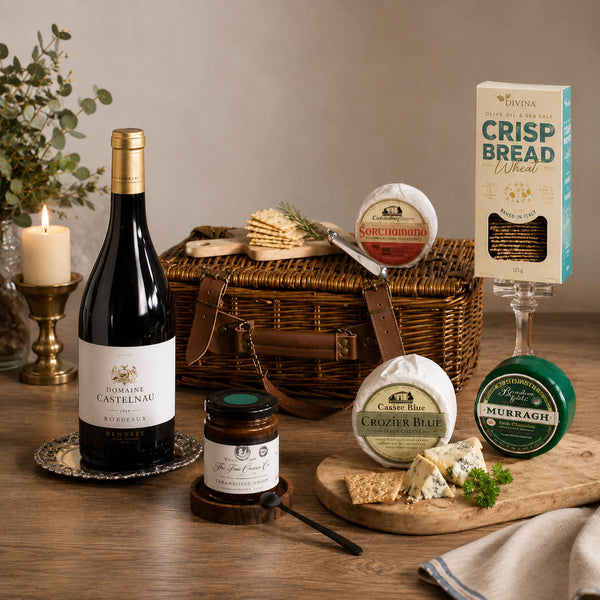 Wine and Cheese Basket