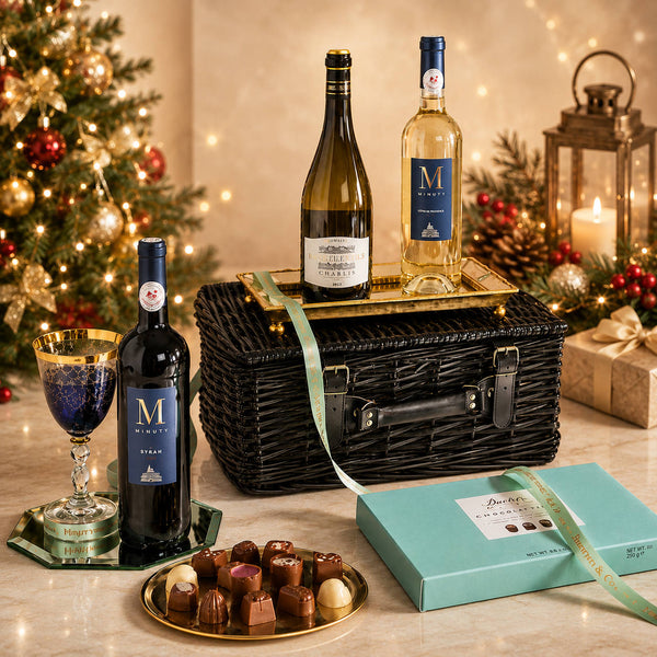 Classic French Wines Prosecco  and Gourmet Chocolates