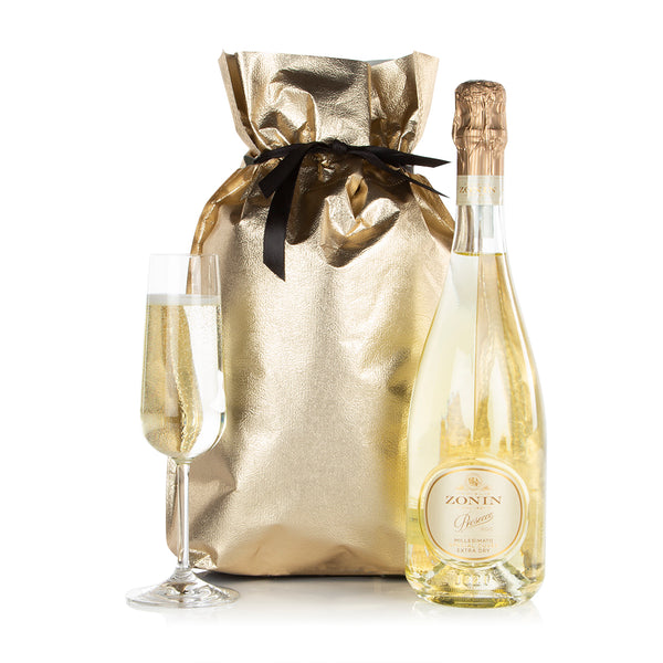 Prosecco in a Gold Sack - UK DELIVERY ONLY