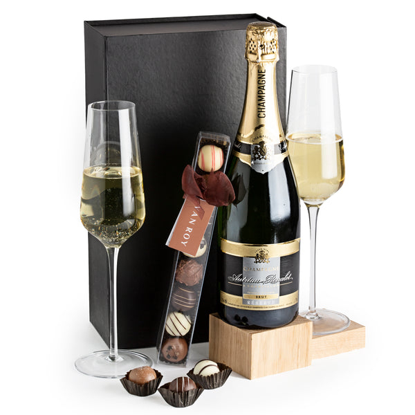 Champagne and Chocolate Truffles